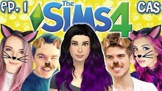 The Sims 4 Raising YouTubers as PETS - Ep 1 CAS & House Tour  Cats & Dogs Expansion