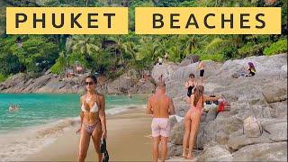 Best Beaches of Phuket - Thailand Walking Tour 2023