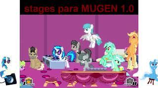 MUGEN 1.0 - 13 stages MLP compatible mugen 1.0