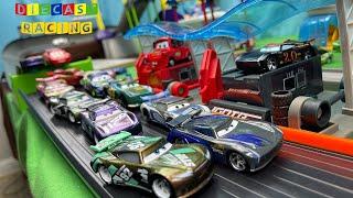 Disney Cars Nascar Vs  RS 24hr endurance racers Super Track of Speed 2 pt