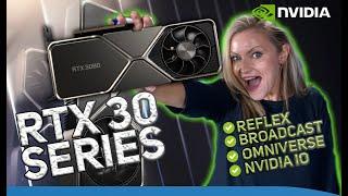 NVIDIA RTX 3090 3080 & 3070 Announced along with Reflex Broadcast Omniverse & RTX IO features