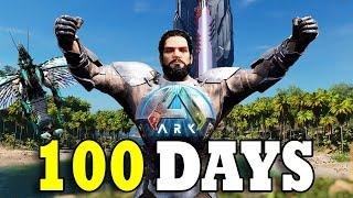 I Played 100 days of Ark Survival Ascended slightly moded