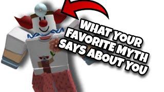 What YOUR Favorite ROBLOX MYTH Says About You G0z Smiles Family & more