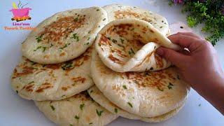 No-Oven Turkish Bread is the most delicious and easy bread you will ever prepare. Soft and Fluffy