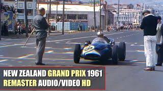 HD F1 1961 New Zealand Grand Prix Ardmore Circuit REMASTER AUDIOVIDEO