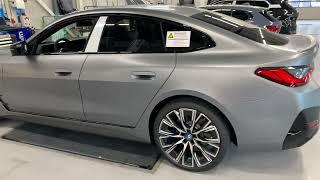 BMW i4 M50 Frozen pure grey metallic