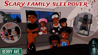 SCARY FAMILY SLEEPOVER *BLOODY MARY* Berry Ave Roleplay #berryave #roblox #roleplay