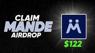 How to Claim MANDE Airdrop  Mande Airdrop Claim  Mande Network Airdrop Update