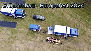 Das THW baut Brücken - Europafest in Zittau 2024