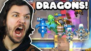 We are the Dragon King of Clash Royale