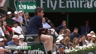 Djokovic gets angry with Umpire