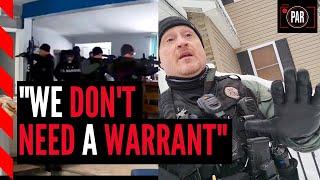 Cops raided his house without a warrant how they justified it is scary