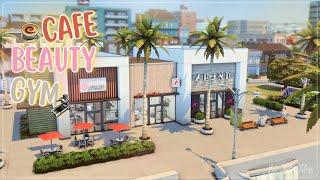 КафеСалон КрасотыСпортзал│Строительство│Cafe Beauty Gym│SpeedBuild│NO CC The Sims 4