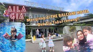 Aila n Gia menginap di hotel full pemandangan gunung di BUKITTINGGI  THE BALCONE SUITE & RESIDENCE