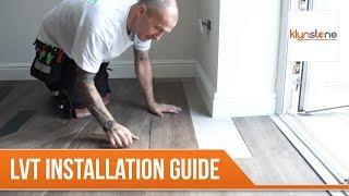 Luxury Vinyl Tile LVT Installation Step-by-step Tutorial by Klynstone