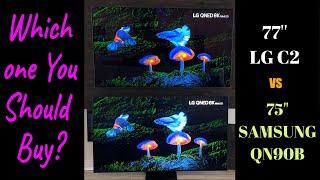 Samsung QN90B vs Lg C2 Oled  Lg Oled vs Samsung Mini Led  Lg C2 Review 2023  Samsung QN90B Review