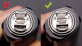 OXVA Tutorial Tips For Building Proper Dual Coils on Arbiter 2 RTA