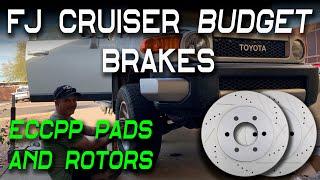 Upgrading the front brakes of my 2013 FJ Cruiser to ECCPP Rotors and Ceramic Pads -Budget Ebay Find