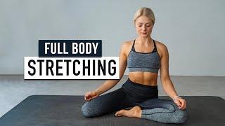 25 MIN STRETCH & CORE - Full Body RECOVERY Mobility Flexibility Workout at home no equipment