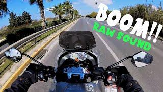 Triumph Tiger 1050 sport  SC project RAW sound & acceleration 4K