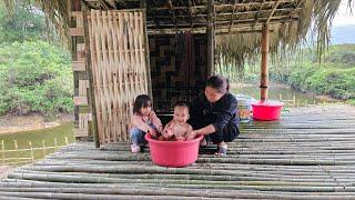 Daily life of a single mother Harvesting papaya - Making a bathroom