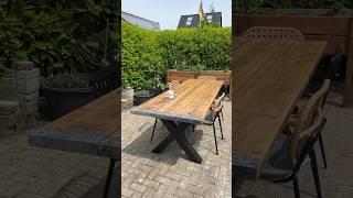 Tischbau im Schnellformat ️ #woodwork #garden #diy #woodworker #table #tisch