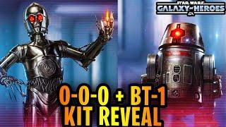 BT-1 and 0-0-0 Kit Reveal - New Dr. Aphra Requirements? - Star Wars Galaxy of Heroes