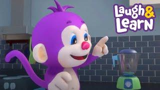 Lets Monkey Around  Laugh & Learn  Season 2 Compilation  Kids Cartoon Show  Children Learning