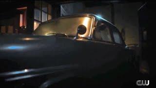 archie and betty kiss in the old car. full quality 4k. RIVERDALE