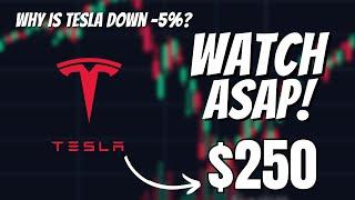 WATCH ASAP Whats Happening to Tesla Stock Today?