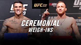 UFC 291 Ceremonial Weigh-In