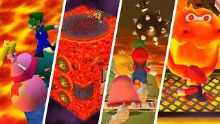 Evolution of Lava Minigames in Mario Party 1998-2021