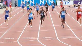 Mens 4x100m Relay Heats -U20 World Athletics Championship Lima 2024