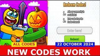 *NEW CODES* Sword Clashers Simulator ️Roblox  ALL CODES  OCTOBER 22 2024