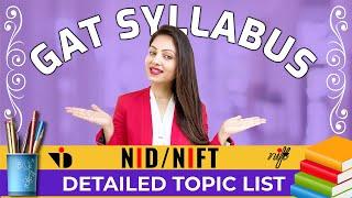 Detailed GAT SYLLABUS for NIFTNID   Ultimate Guide for GAT Preparation + Detailed Topic List