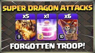 Th14 Recall Super Dragon  4 Super Dragons + Recall + Queen Charge Attack Strategy - Clash Of Clans