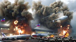 Putin and the World Shocked Advanced American Missile Blows Up Russias Largest Airport in Moscow