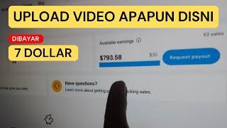 Hanya Disini Upload Video Apapun Dibayar 7 Dollar - Cara Menghasilkan Uang Dari Internet
