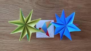 Simple and cute stars origami teach you to fold beautiful multi-angle stars children can learn