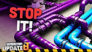 STOP Building Pipes & Belts WRONG in Satisfactory