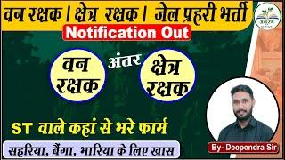 MP Forest Guard  Jail Prahari  New Vacancy 2022  Mp Field Guard van vibhag Notification