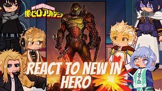 𝙋𝙧𝙤 𝙝𝙚𝙧𝙤𝙚𝙨 𝙧𝙚𝙖𝙘𝙩 𝙩𝙤 doom slayer 𝙖𝙨 𝙩𝙝𝙚 𝙣𝙚𝙬 𝙞𝙣 hero  MHA BNHA  Gacha life  deku