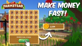 How To Make Money *FAST*  Farmstead Roblox