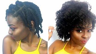 FLAT TWIST OUT  TYPE 4 HAIR