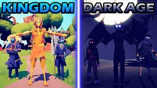 MEDIEVAL KINGDOM vs DARK AGE KINGDOM - Totally Accurate Battle Simulator  TABS