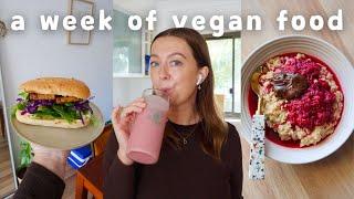 what I eat in a week as a vegan simple realistic meal ideas 