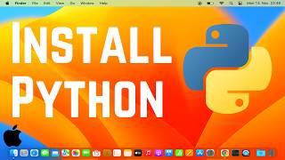 How to Install Python on Mac  Install Python on macOS 2024