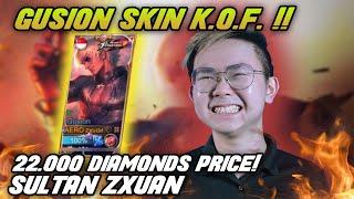 22000 DIAMONDS Gusion KOF Skin $500 ZXUAN SULTAN?