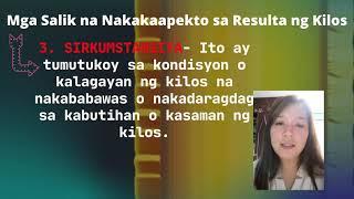 Modyul 8 LAYUNIN PARAAN SIRKUMSTANSIYA AT KAHIHINATNAN NG MAKATAONG KILOS