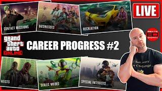 GTA Online Career Progress #2 Live Stream  Cayo Anyone?